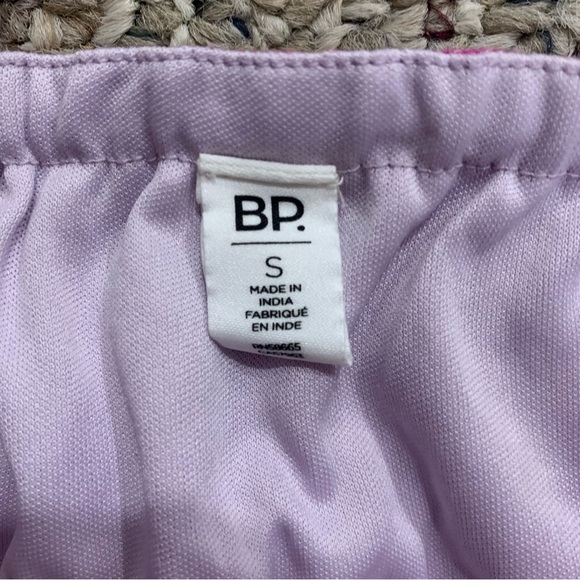 BP Halter Midi Dress Purple Pink Diagonal Ombre Stripe - Size Small - Picture 7 of 8